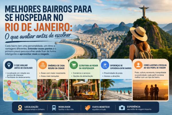 Melhores Bairros para se Hospedar no Rio de Janeiro: O Que Avaliar Antes de Escolher
