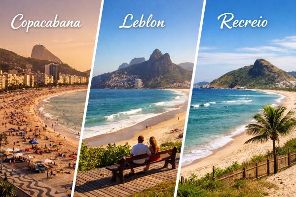 Onde Ficar no Rio de Janeiro Perto da Praia: Copacabana, Leblon ou Recreio