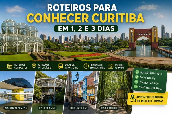 Roteiros Para Conhecer Curitiba Em 1, 2 E 3 Dias